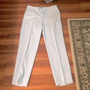 Peter Millar light blue khaki dress pants.  Size is 33 30. Relaxed fit.